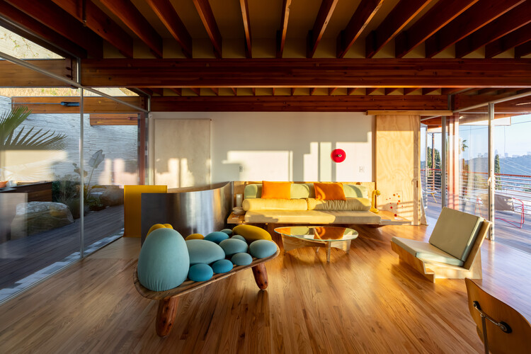 Cano House / Diego Cano-Lasso - Interior Photography, Living Room, Wood, Chair, Beam