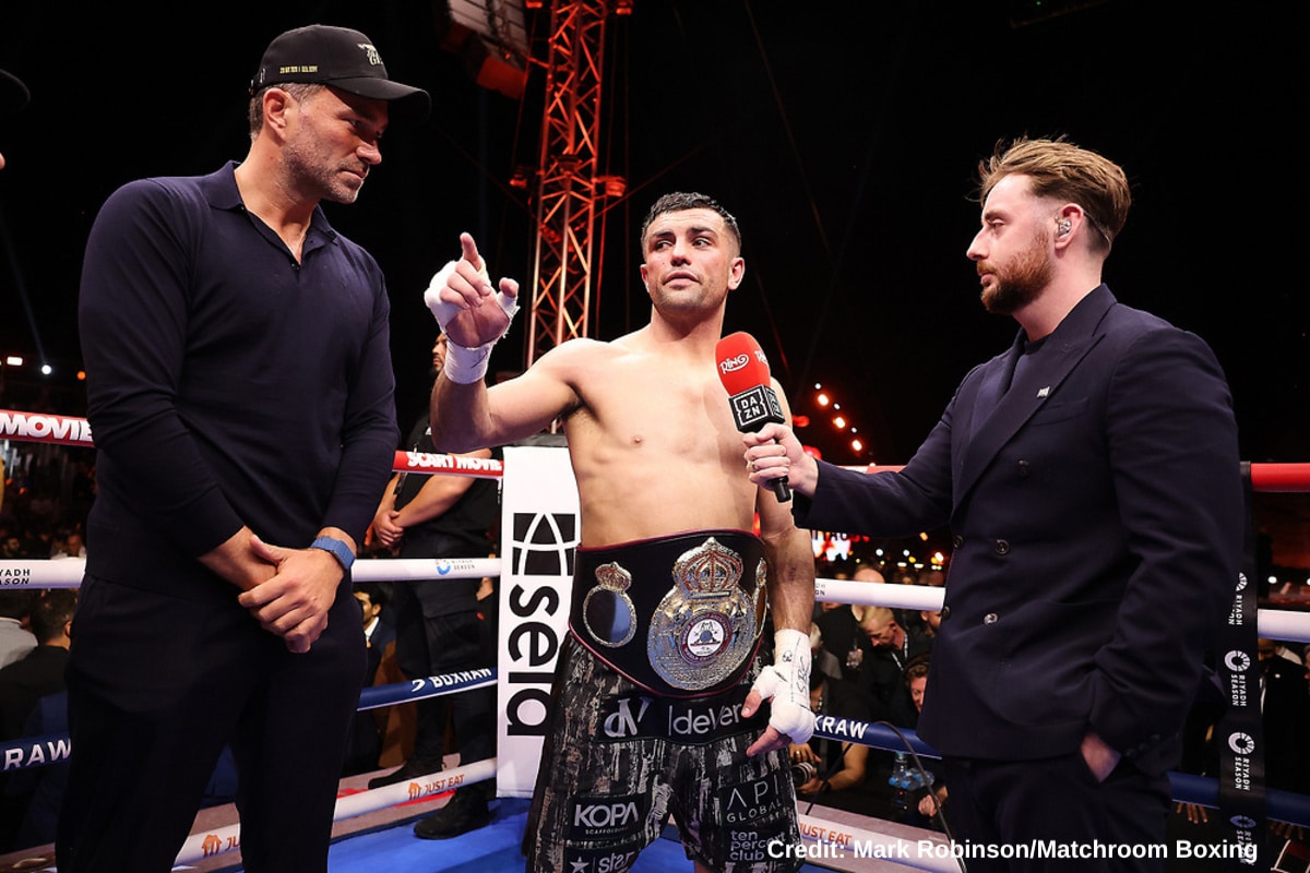 Image: Jack Catterall Expects WBA Title Shot After Rolly Romero-Teofimo Lopez