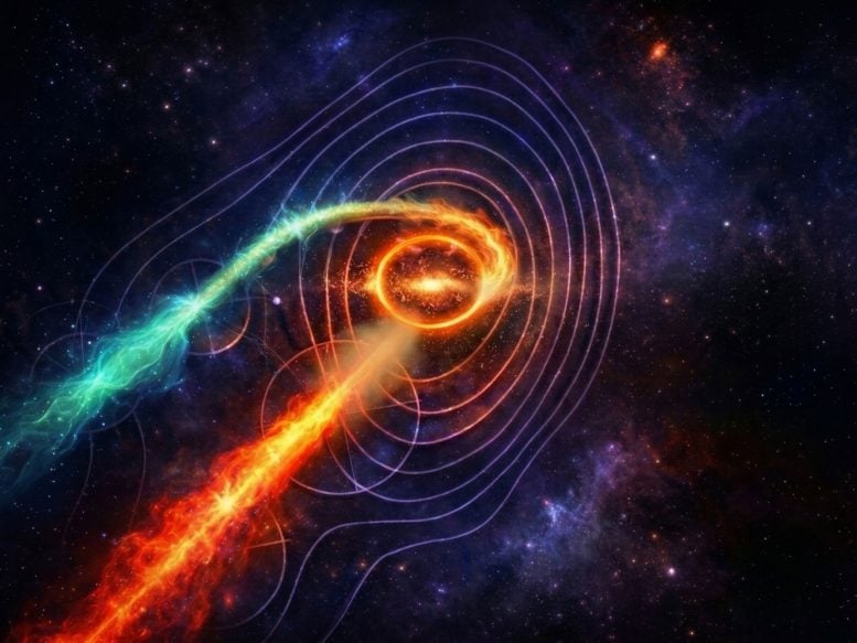 Center of the Galaxy Markarian 501