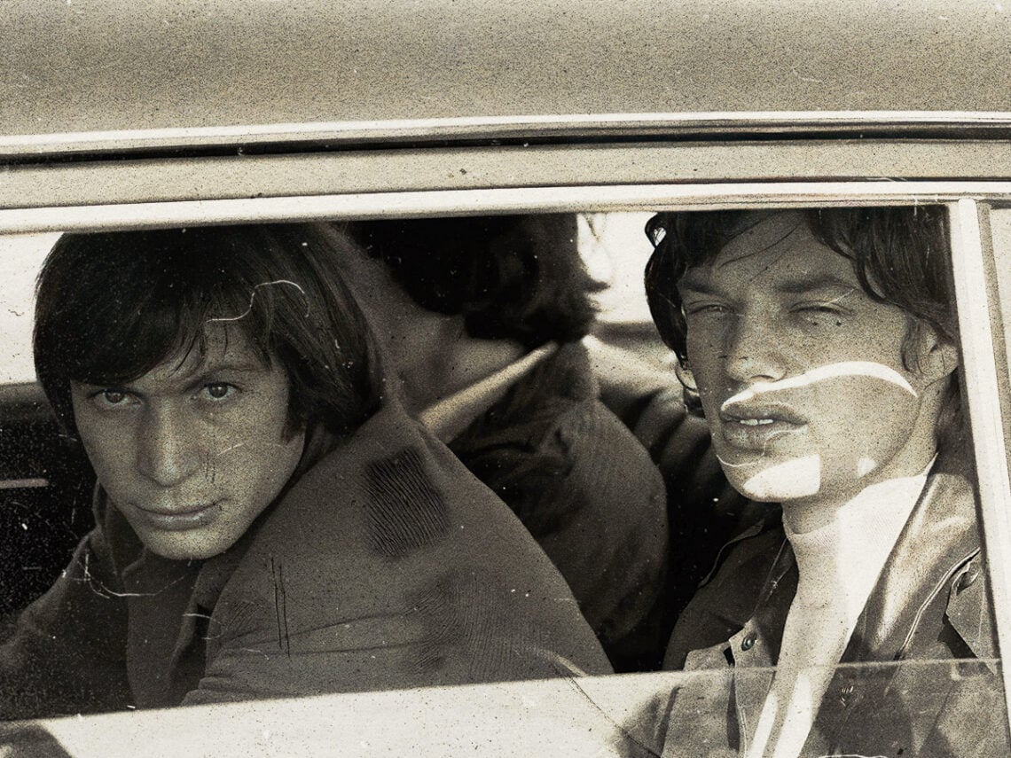 Charlie Watts and Mick Jagger by Bent Rej - 1965