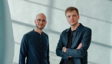 Cortea founders Valentin Neumann and Phillipp Hovelmann standing together, with Neumann on the left and Hovelmann on the r...