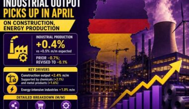 German industrial production rebounds in April on higher energy, construction output