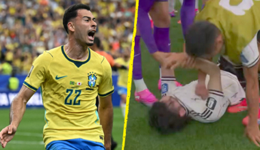 Inconsolable Ao Tanaka helped up off ground as Japan denied World Cup history with heart-breaking defeat to Brazil