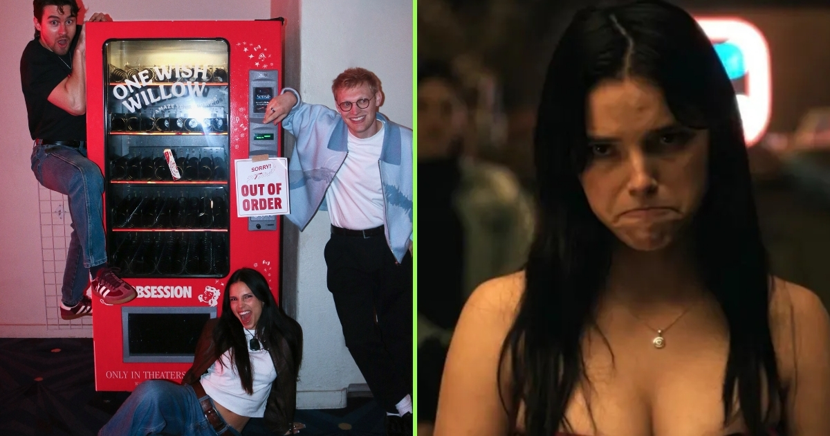 Michael Johnston, Inde Navarrette, and Curry Barker and Nikki in Obsession