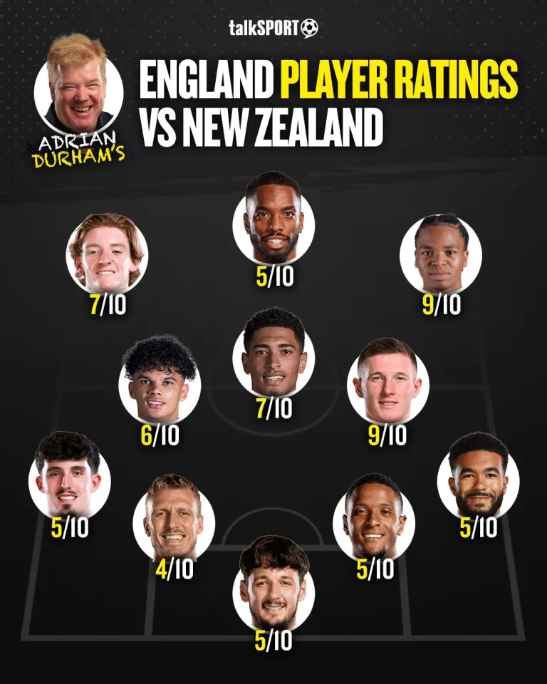 Adrian Durham's player ratings for England's second half against New Zealand
