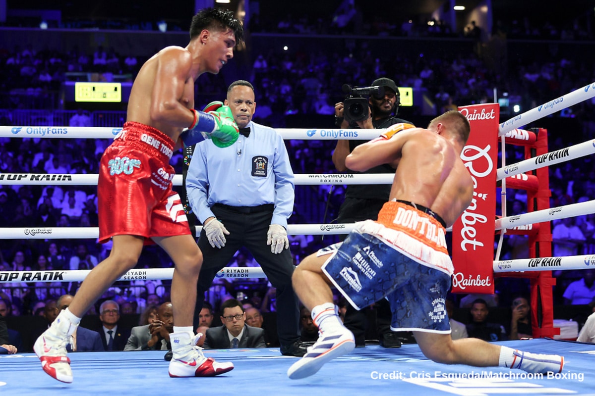 Image: Emiliano Vargas Breaks Down Bryce Mills, Scores Fourth-Round Stoppage In Career-Best Victory