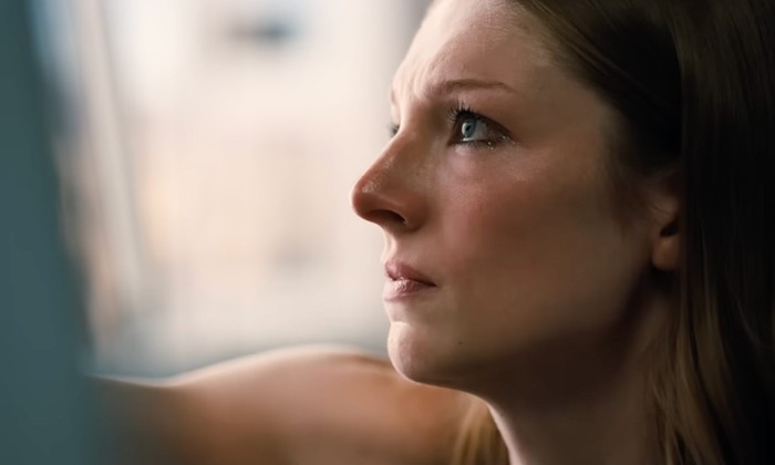 Euphoria Jules Vaughn Hunter Schafer as an emotional Jules Vaughn paints in the Euphoria season 3 finale.