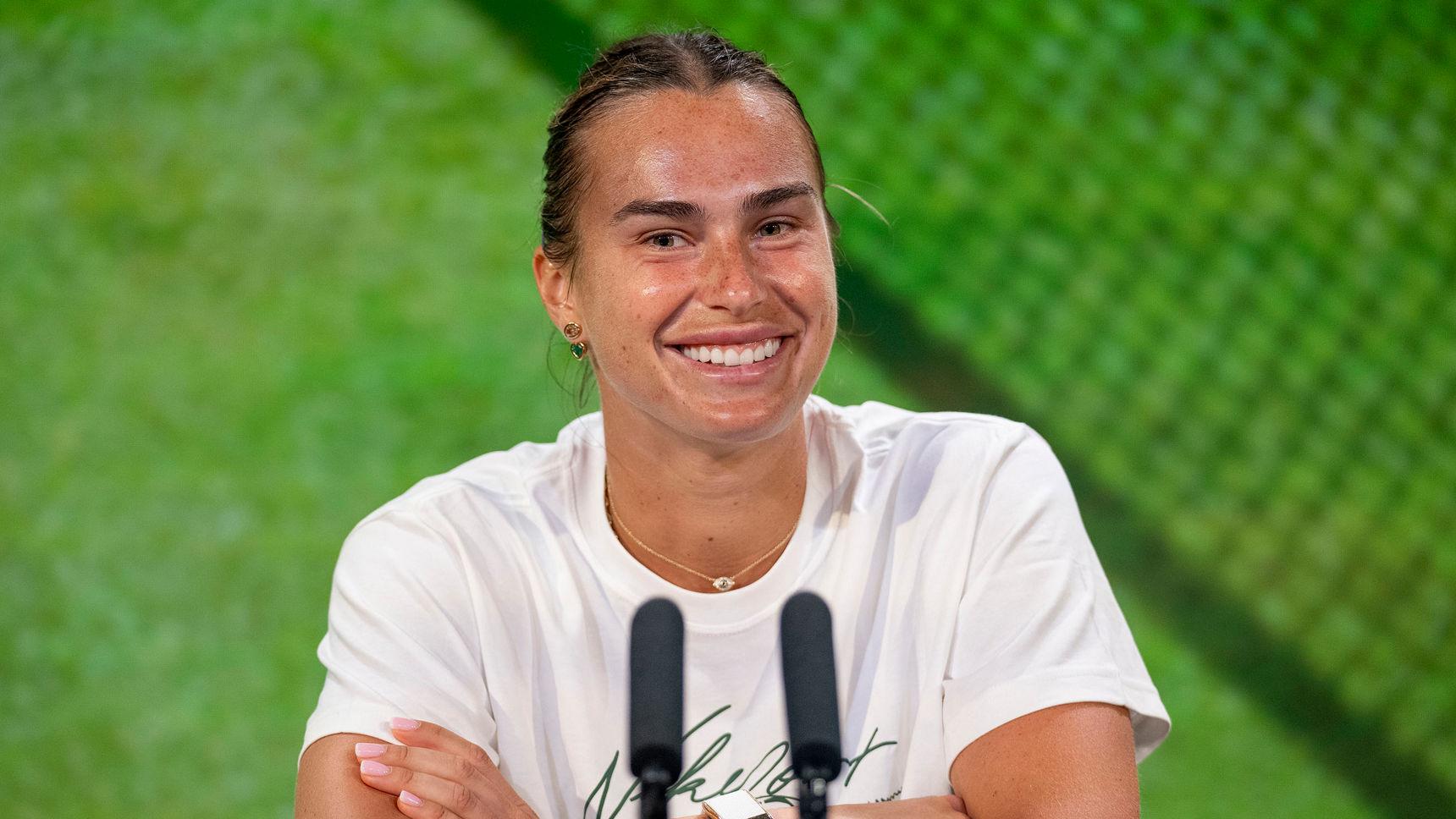 'Clicking back together': Sabalenka feeling upbeat - Wimbledon