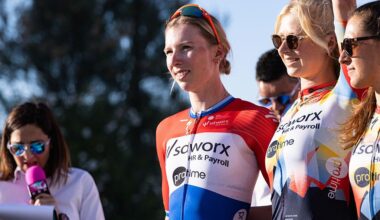 Lorena Wiebes of Team SD Worx - Protime during the 37th Giro d'Italia Women 2026 Team Presentation in Cesenatico, Italy, on May 29, 2026. (Photo by Tommaso Berardi/NurPhoto)
