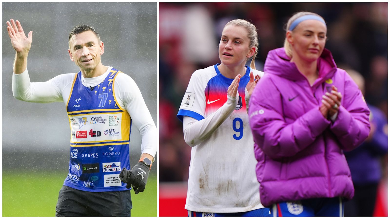 Rugby star Kevin Sinfield and six lionesses lead King's Birthday Honours