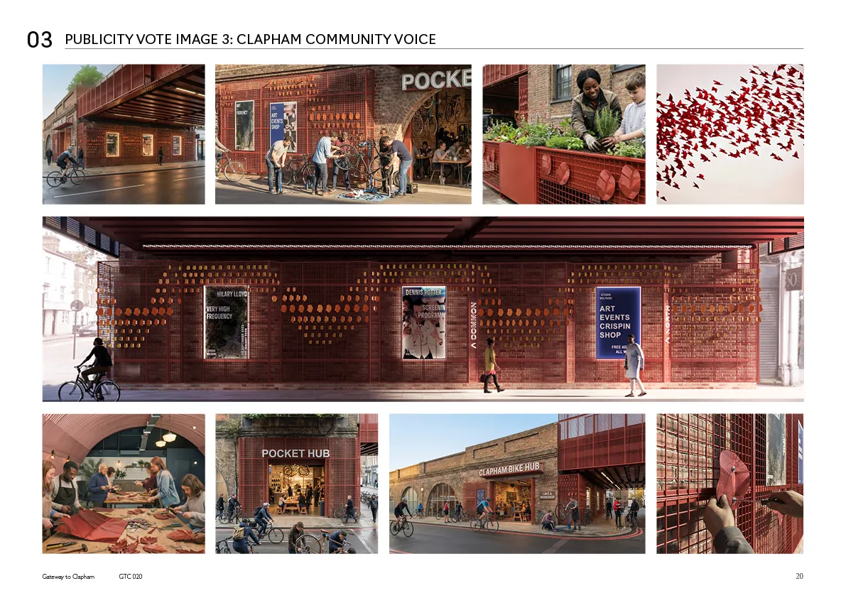 Winner: Makower Architects collaborating with Light Follows Behaviour, CAST, Aspect Studios, Velocity and Common Works