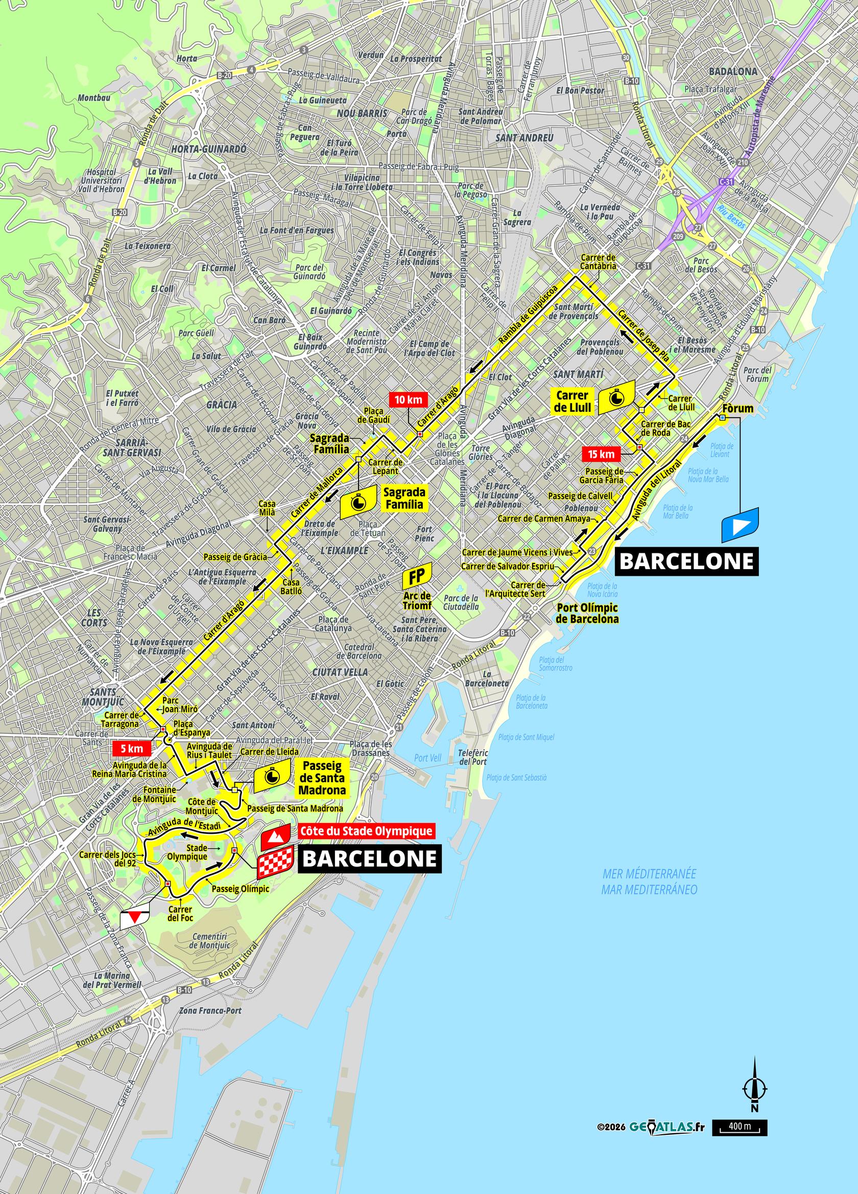 Route information for the 2026 Tour de France
