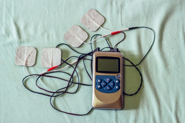Small electric stimulator used at home