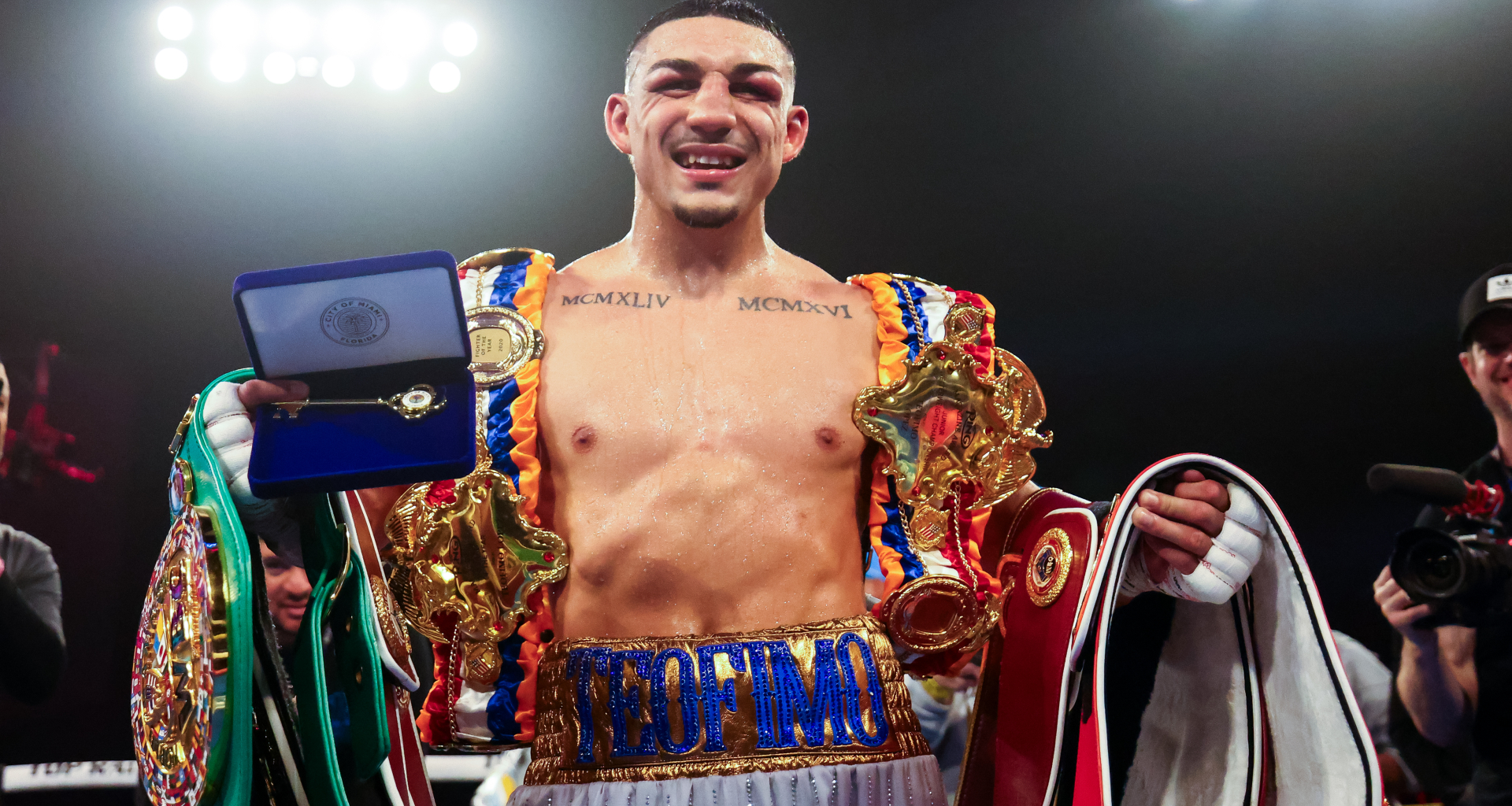 Teofimo Lopez in talks over immediate world title shot after Shakur Stevenson defeat