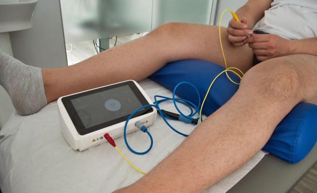 A Neuro modulation treatment machine on legs