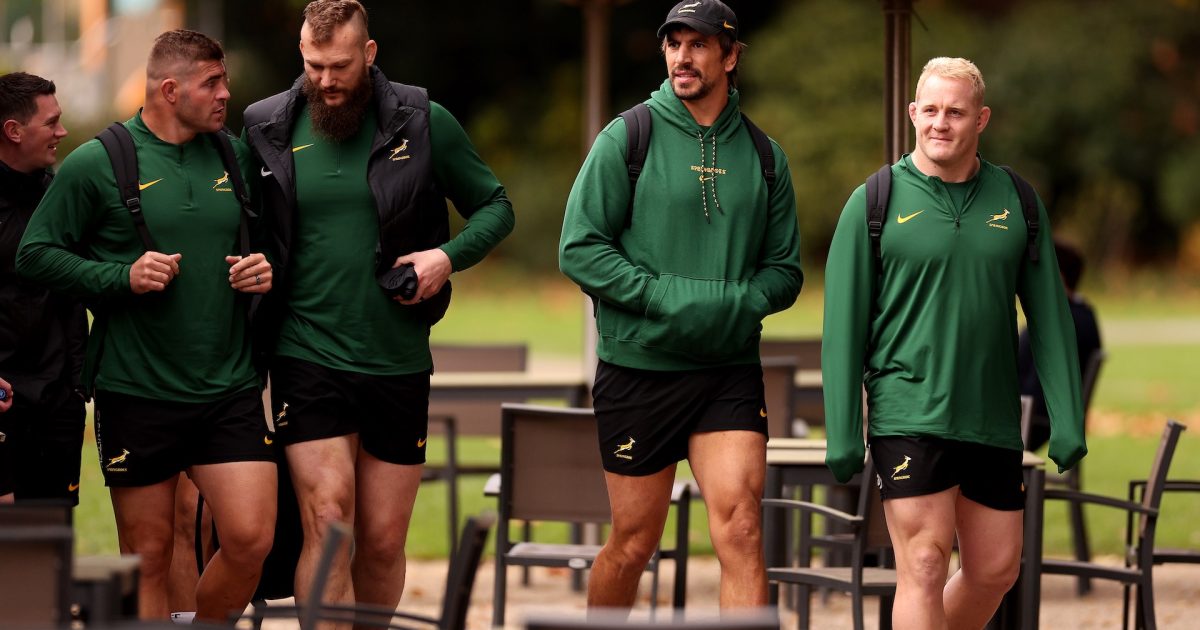Two World Cup-winning Springboks to start for Barbarians against Wales