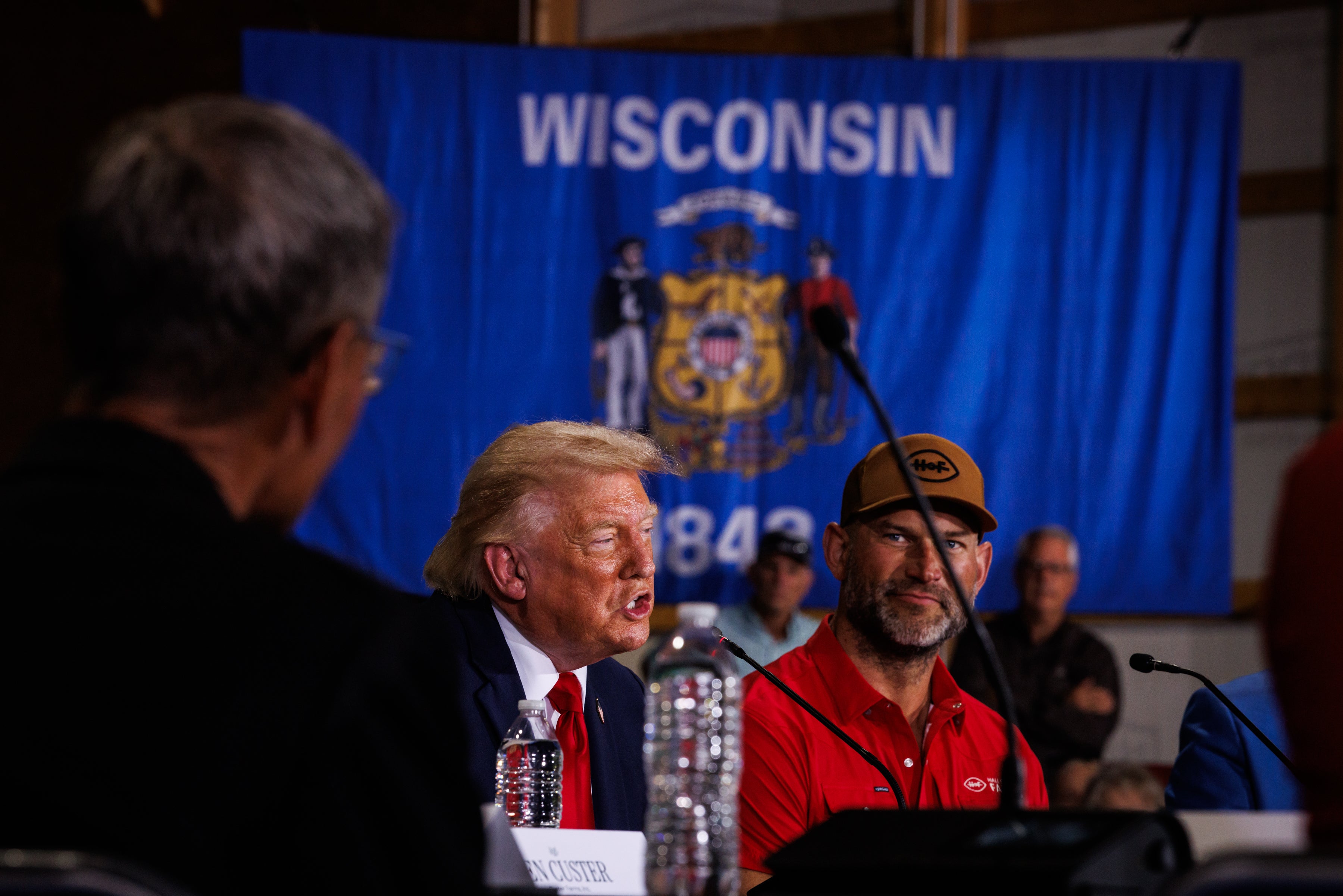 Shortly after the interview, Trump defended his abrupt exit, claiming he had become upset because of the poor weather