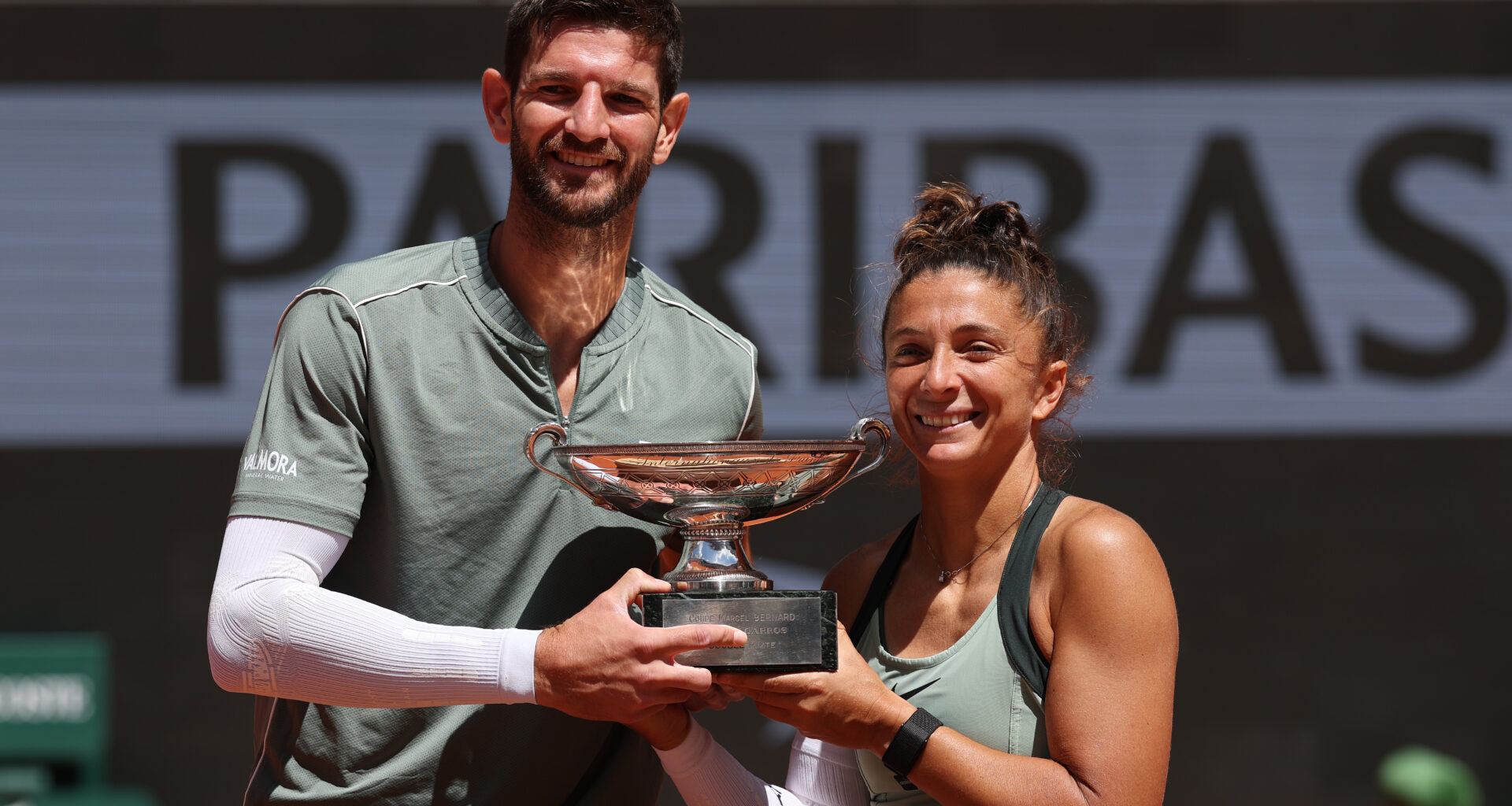 Errani, Vavassori rally to defend Roland Garros mixed doubles title