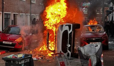 Anti-immigration protests break out in Belfast after knife attack | Protests News