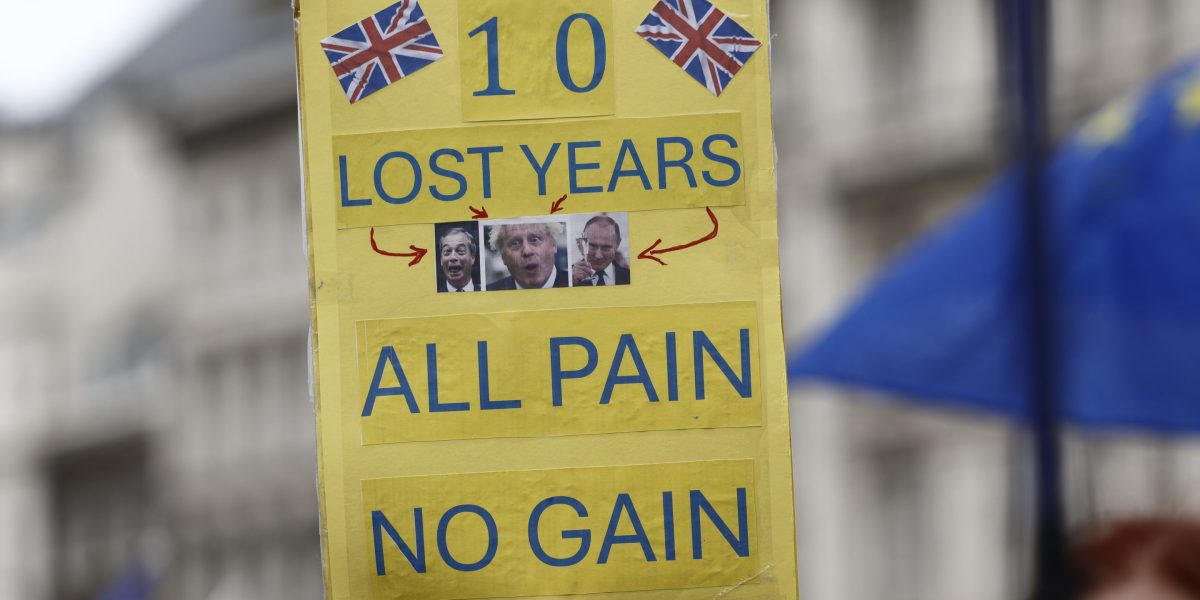 Meet a British businessman who doesn't regret his Brexit vote. He says rejoining the EU would be 're-boarding the Titanic' while giving up life vests