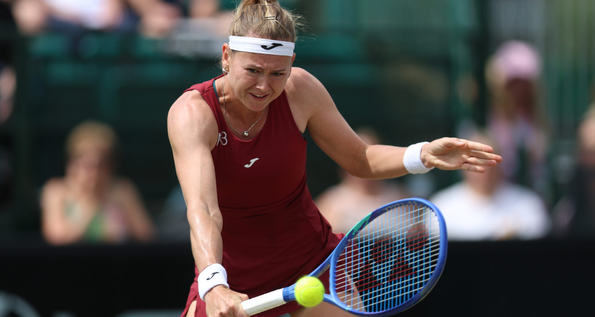 Bouzkova wins all-Czech derby to reach first grass-court final in Nottingham