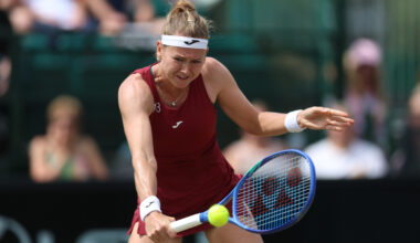 Bouzkova wins all-Czech derby to reach first grass-court final in Nottingham