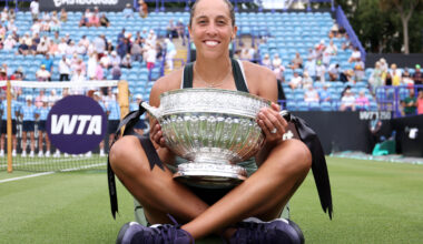 Keys joins Evert, Navratilova as three-time Eastbourne champion