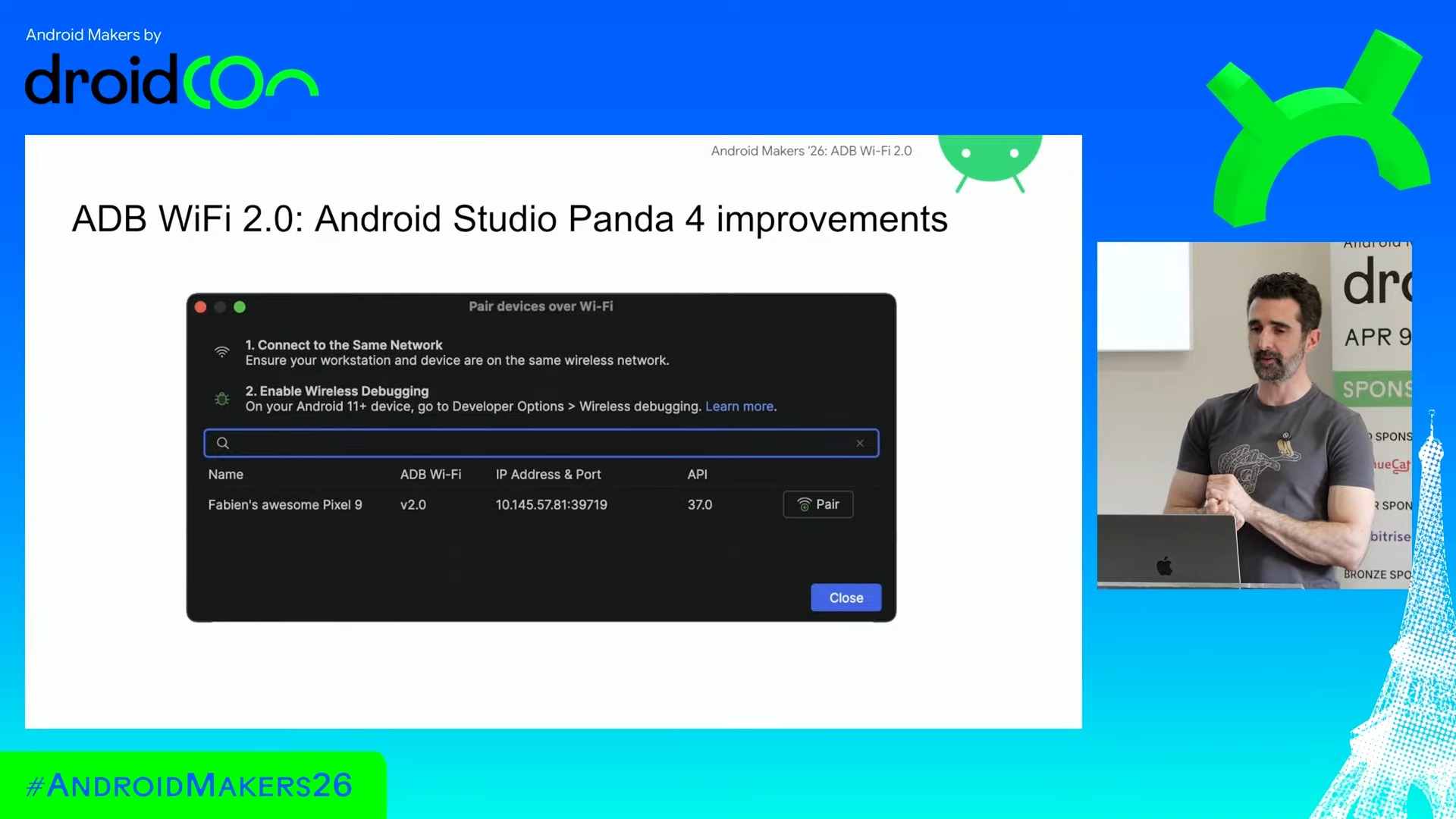 Google ADB Wi Fi 2.0 with Android 17 Android Studio pairing UI Google ADB Wi Fi 2.0 with Android 17 Android Studio pairing UI