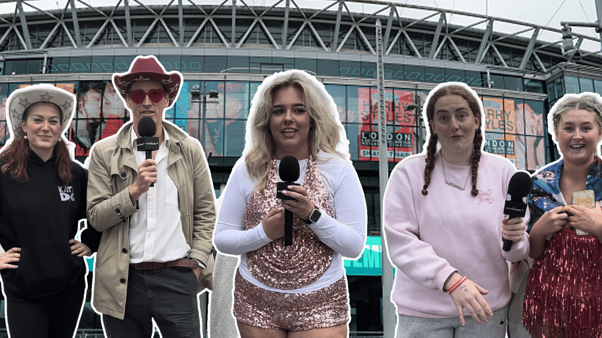 Harry Styles superfans travel 4,000 miles to watch him at Wembley - and even have tattoos of the singer - London Evening Standard