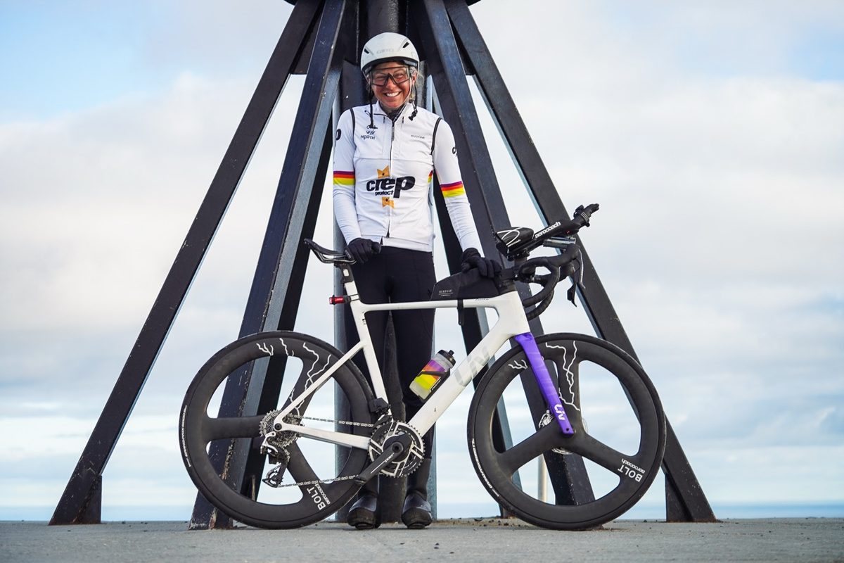 “This proves women can compete alongside men”: Sarah Ruggins rides 6,000km in 13 days to break world record for cycling the length of Europe