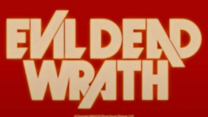 Evil Dead Wrath Logo Title Treatment