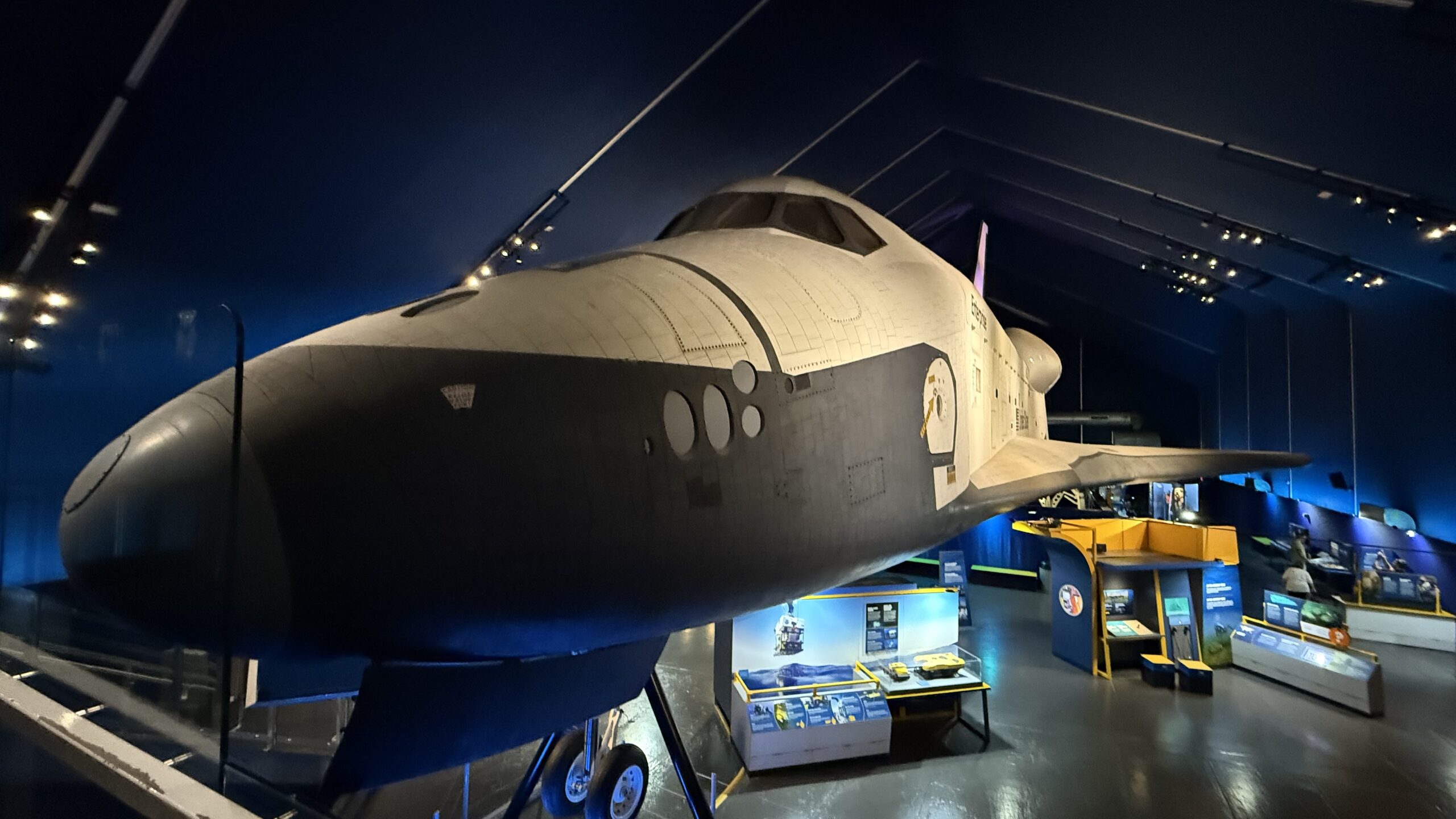 NASA Space Shuttle Onboard USS Intrepid. 19FortyFive.com Image.