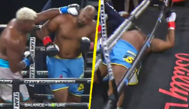 47-year-old Luis Ortiz leaves foe flat on back under ropes with monstrous KO