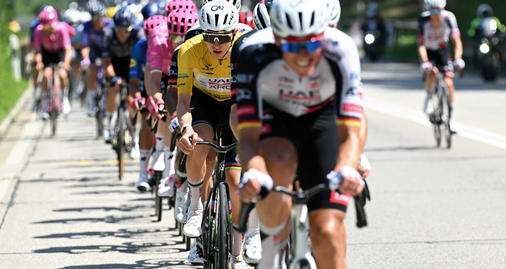 Tour de Suisse Men stage 2 LIVE: 14-rider breakaway gets up the road as Pogačar's UAE team control in the peloton