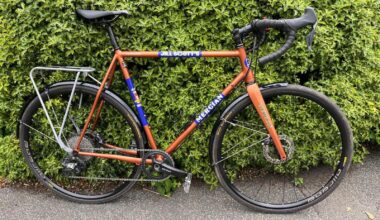 A closer look at Jill Scott's custom Mercian Ventura Allroad for her gruelling 388-mile Sport Relief challenge - Cycling News | Bike Reviews