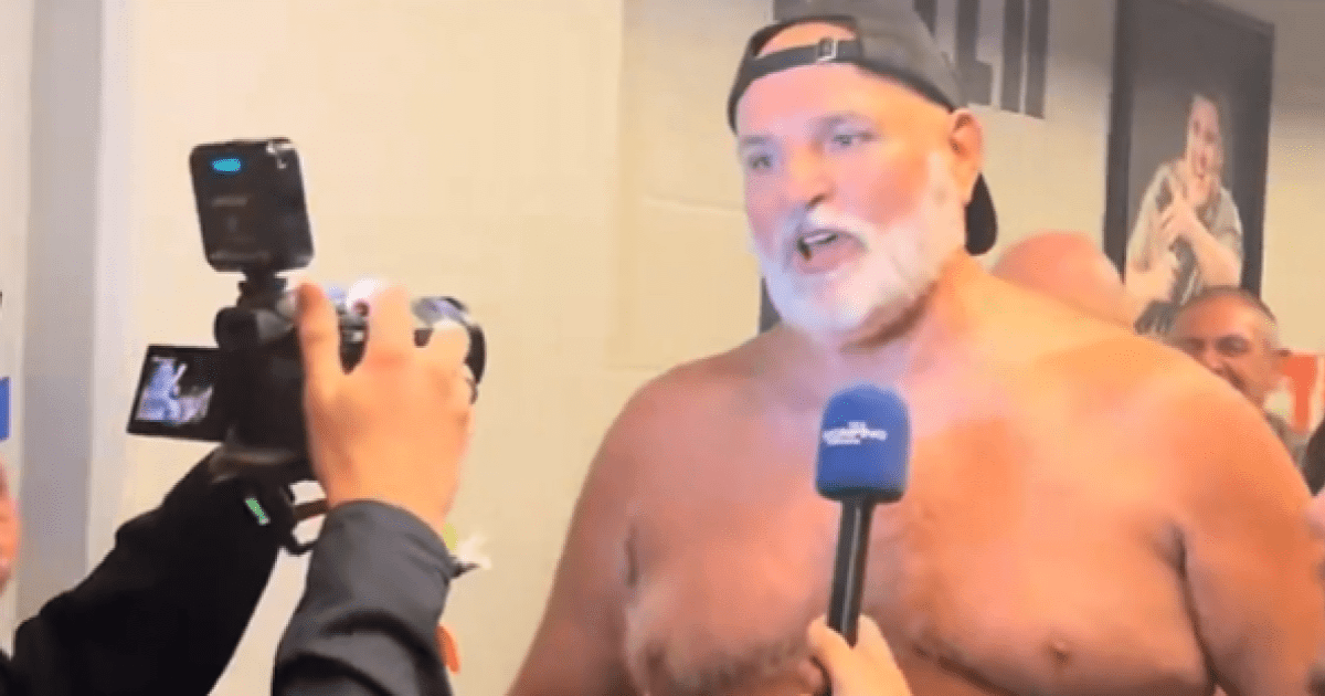 John Fury calls out 'worm' former world champion in wild shirtless rant