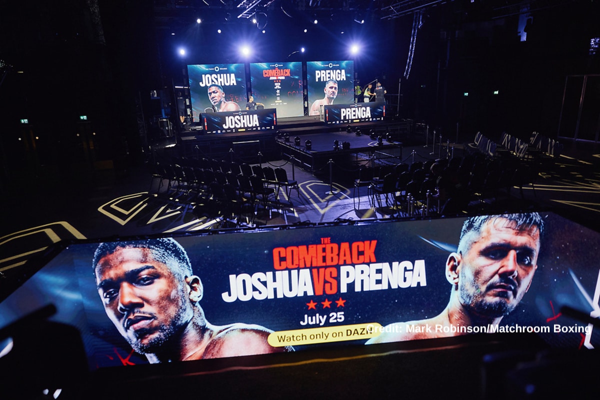 Image: Anthony Joshua invites Tyson Fury into ring after July 25 fight: "If you're serious"