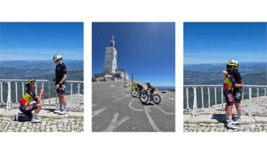 Justine Ghekiere Proposes on Mont Ventoux