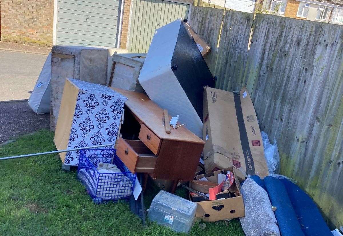 Resident who dumped shed and other waste at Silver Green in Fairstead in King’s Lynn fined £300