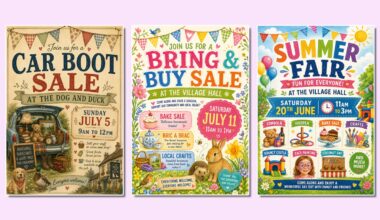 Soulless summer fairs: AI poster slop is taking over a pub near you