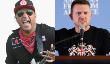 Tom Morello shares message for Tommy Robinson at Download 2026