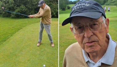 100-year-old Kent golfer still playing at Canterbury Golf Club says: ‘I will carry on as long as I can’