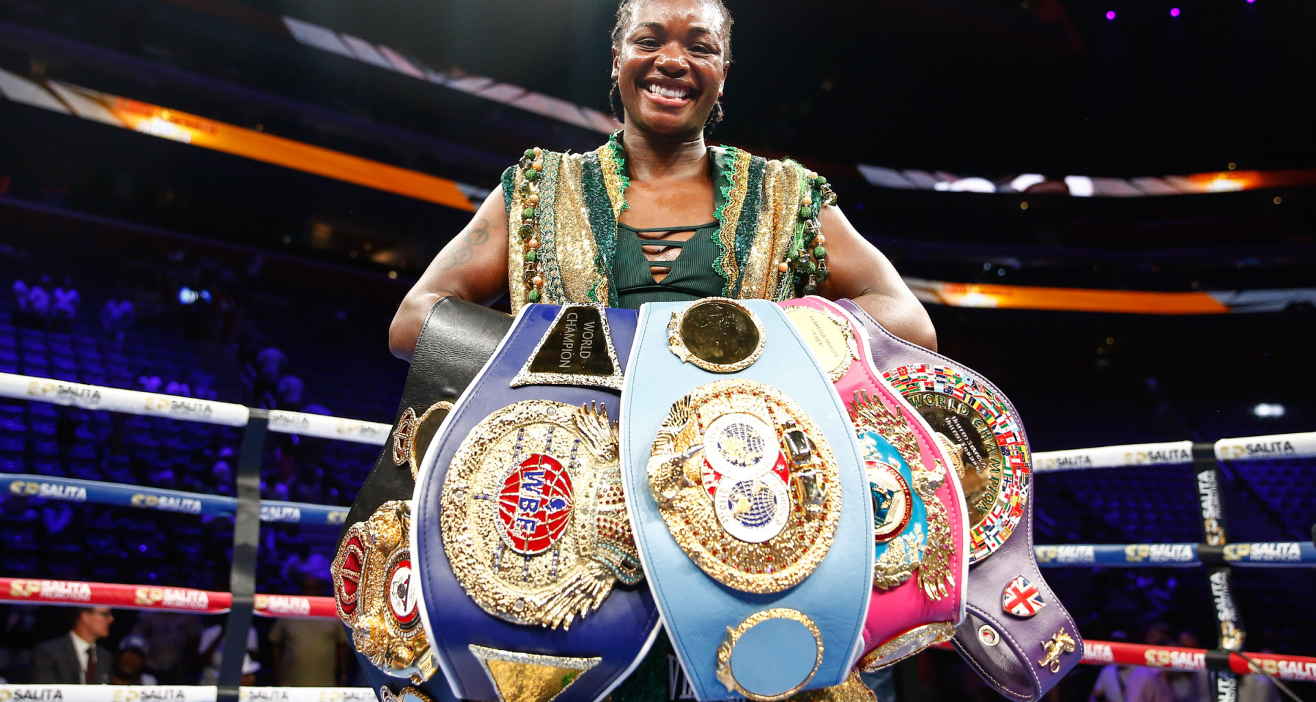 Claressa Shields drops down three weights to face 42-year-old world champion in next fight