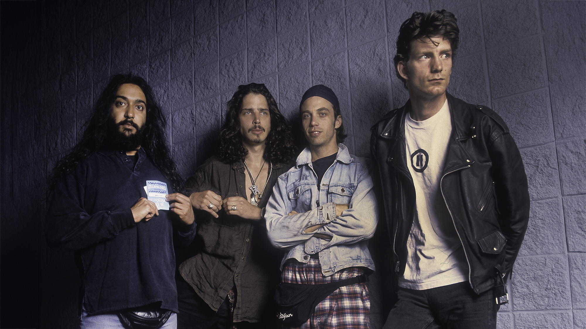 Soundgarden at the World Music Theater in Tinley Park, Illinois, August 2, 1992. (from left) Kim Thayil, Chris Cornell, Matt Cameron and Ben Shepherd