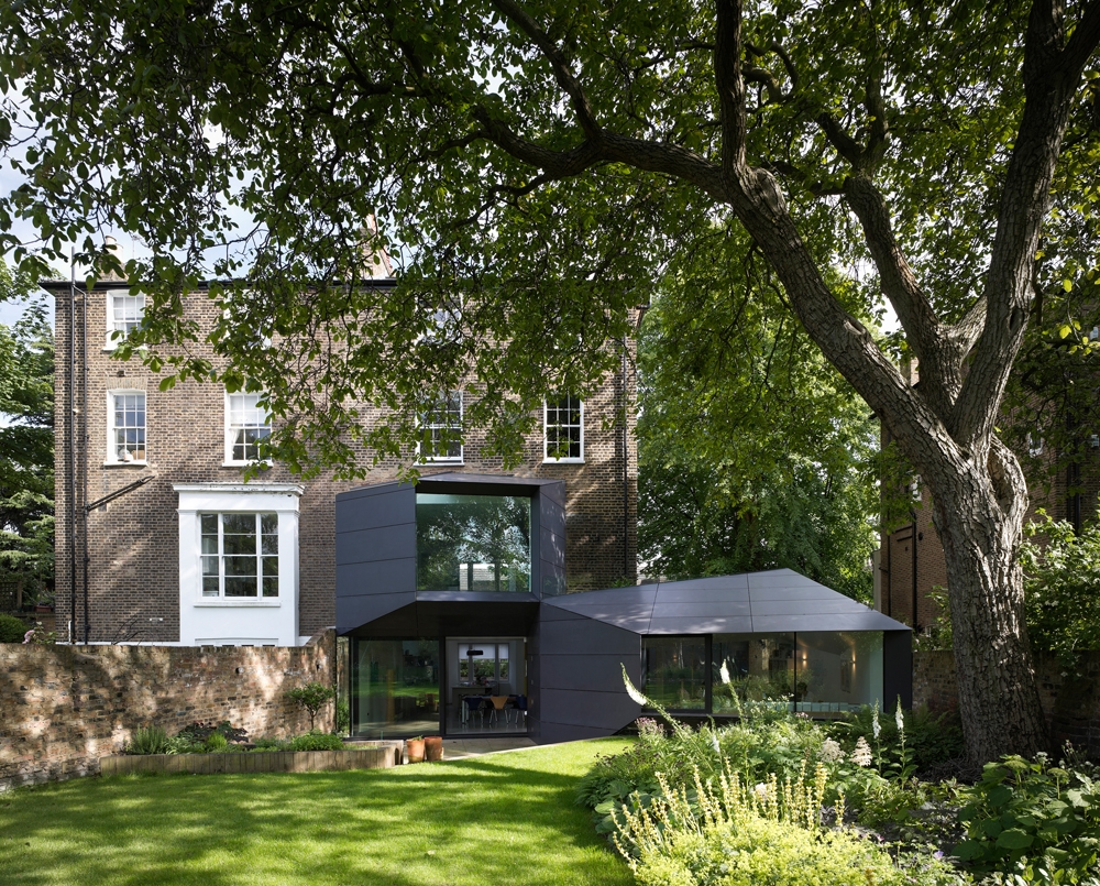 Alison Brooks Architects' Lens House, London - corian clad