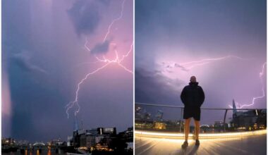 Huge thunderstorms hit London as lightning strikes spark house fires - London Evening Standard