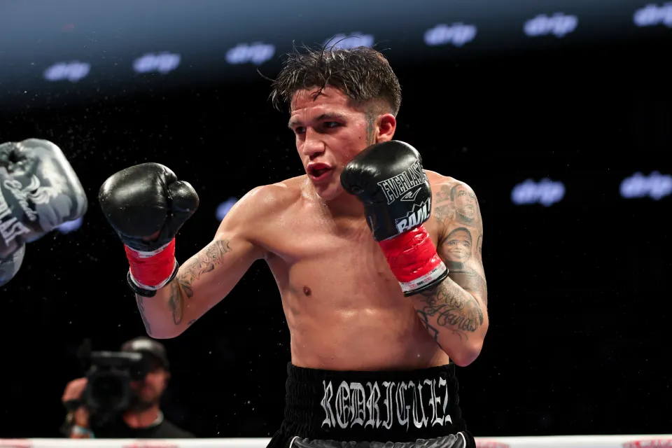 Rodriguez is bidding to become a three-weight world champion after winning belts at flyweight and super flyweight