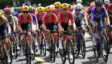 BRESCELLO, ITALY - JUNE 04: Susanne Andersen of Norway and Team Uno-X Mobility (C) competes during the 37th Giro d&amp;apos;Italia Women 2026, Stage 6 a 160km stage from Ala to Brescello / #UCIWWT / on June 04, 2026 in Brescello, Italy. (Photo by Luc Claessen/Getty Images)