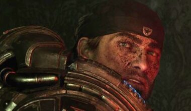 Marcus Fenix looks back in anger.