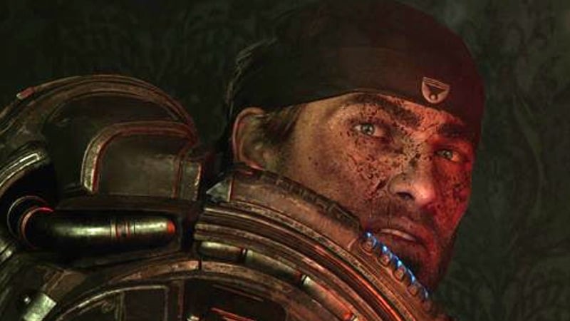 Marcus Fenix looks back in anger.